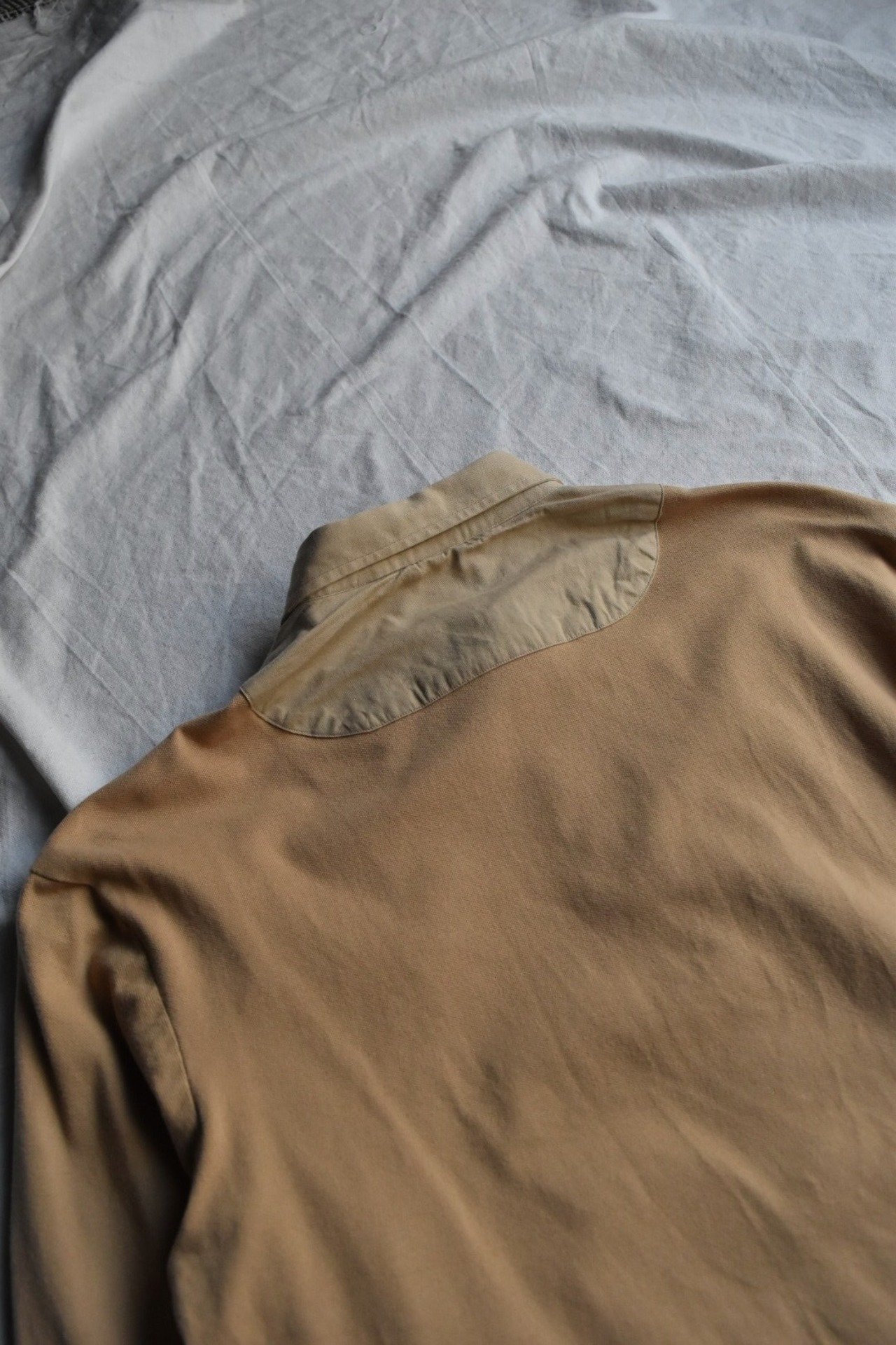 LANVIN Switching Beige Shirt
