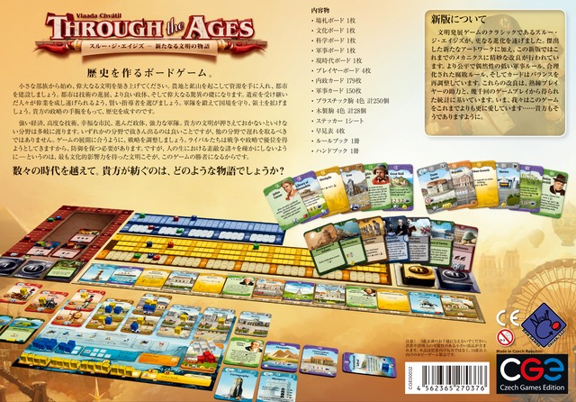 スルー・ジ・エイジズ | ニューゲームズオーダー ボードゲーム 