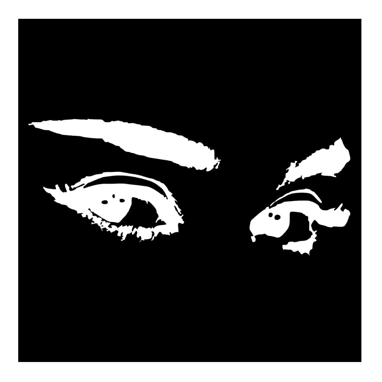 ウォールステッカー 女優 目 眼 顔 まなざし オードリー 白 光沢