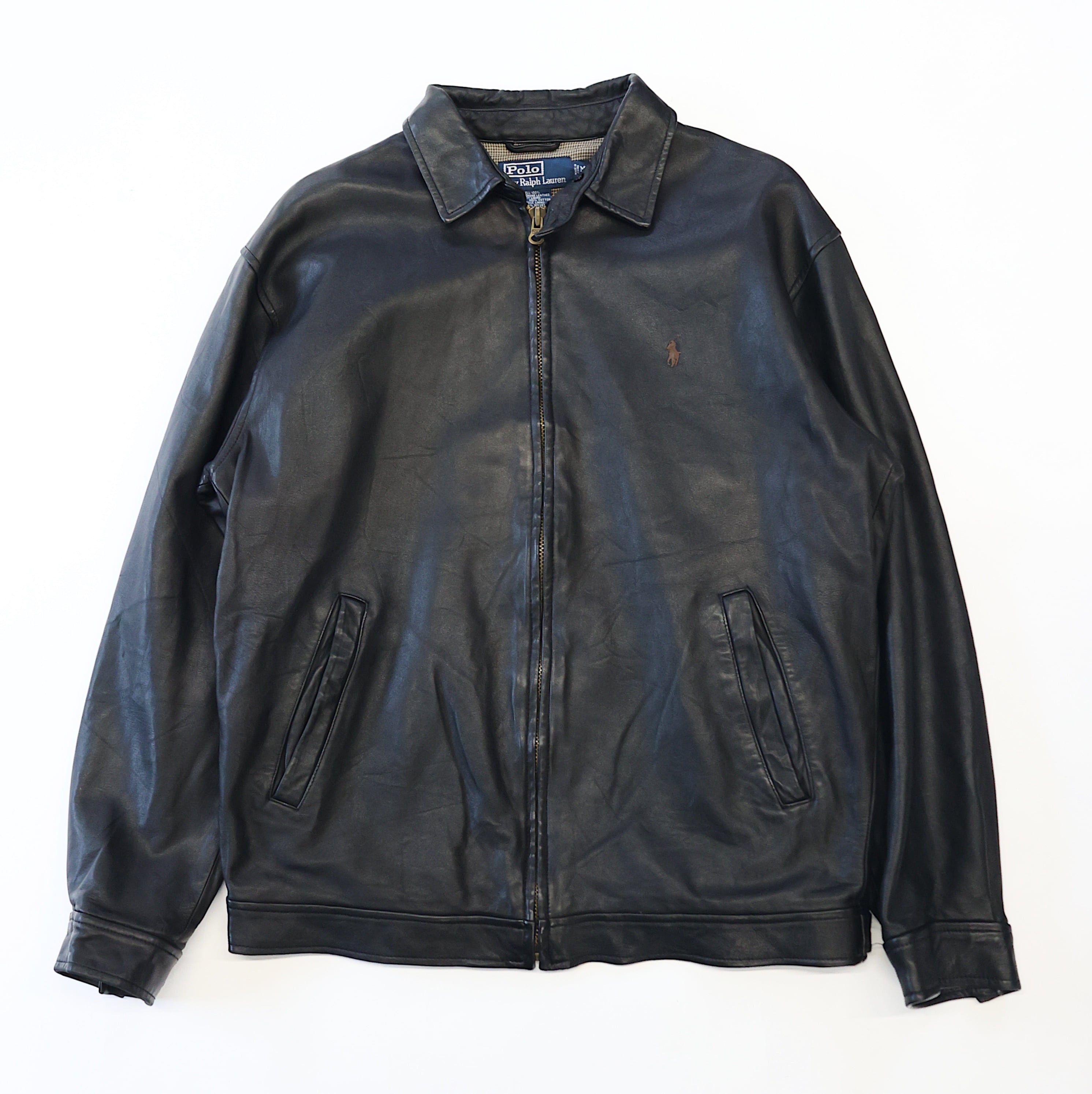 POLO RALPH LAUREN LEATHER JACKET
