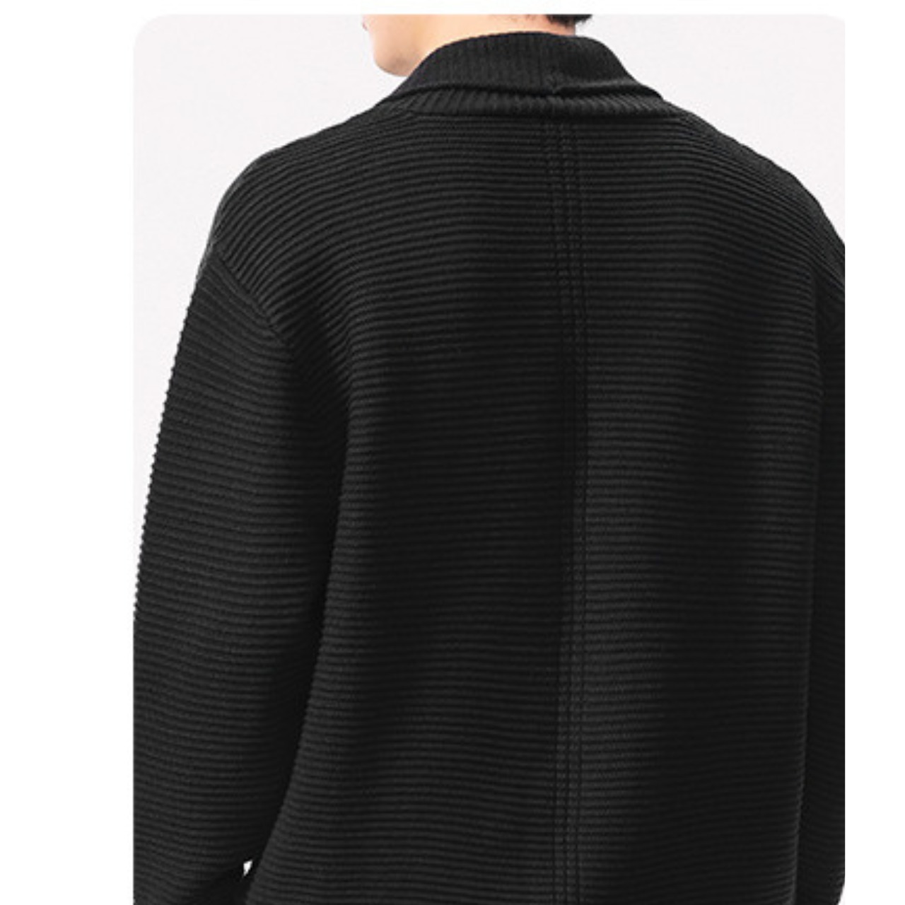 ダブルブレストワイドカラーニットカーディガン 　TB1782・画像9