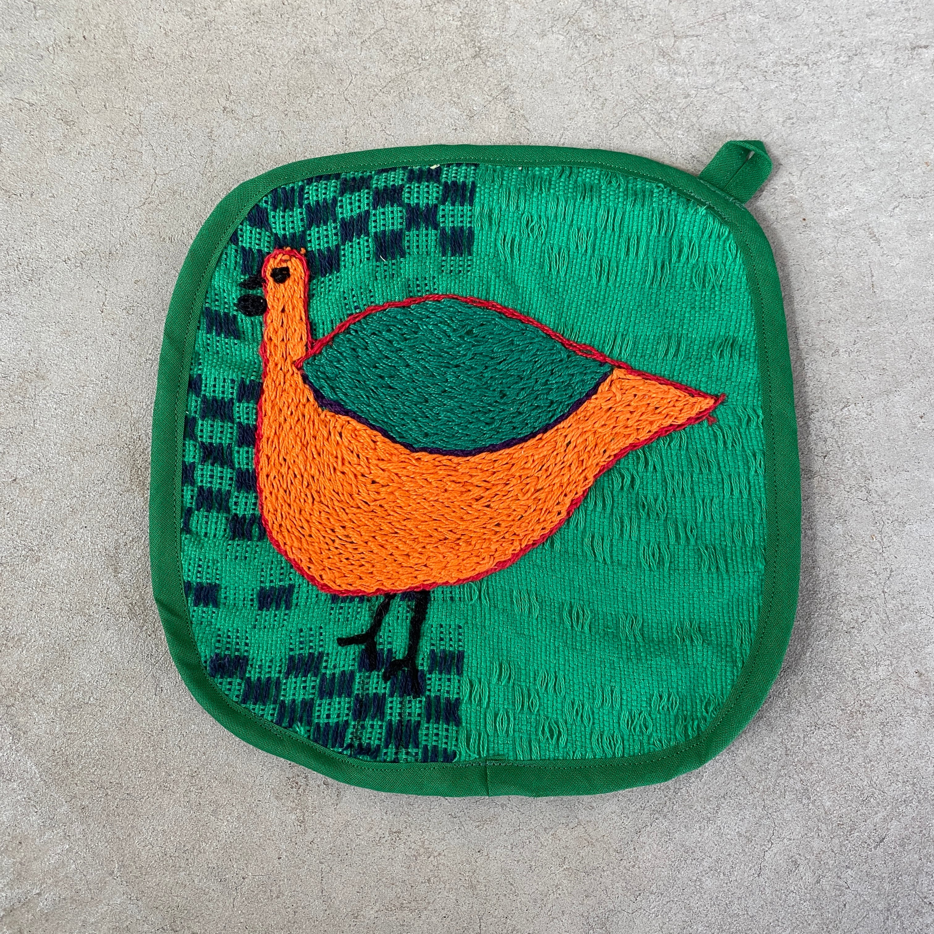 手刺しゅう　額　鳥 e647970e48c121d7a79bcea2271326