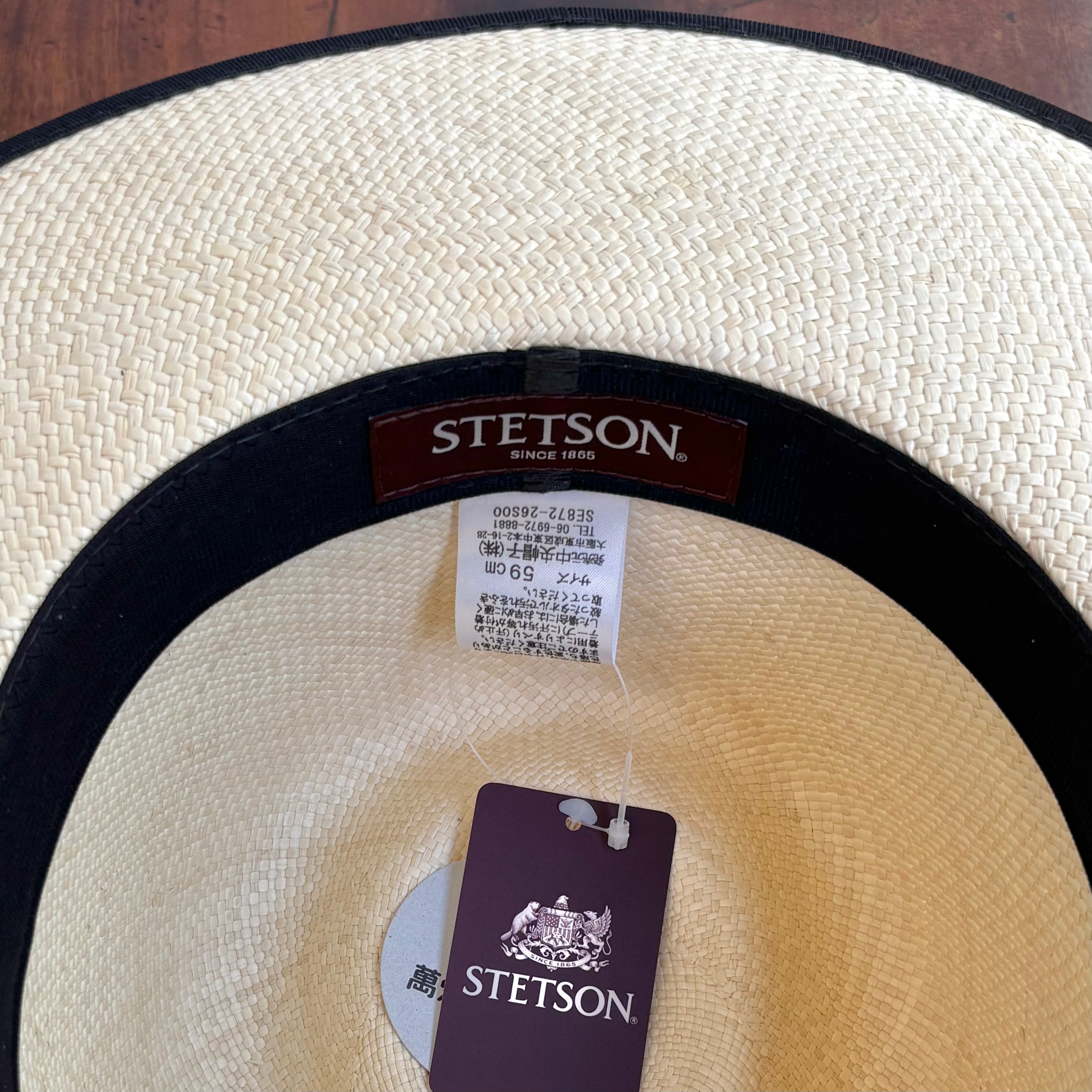STETSON パナマハット SE872 ナチュラル | 萬栄堂帽子店