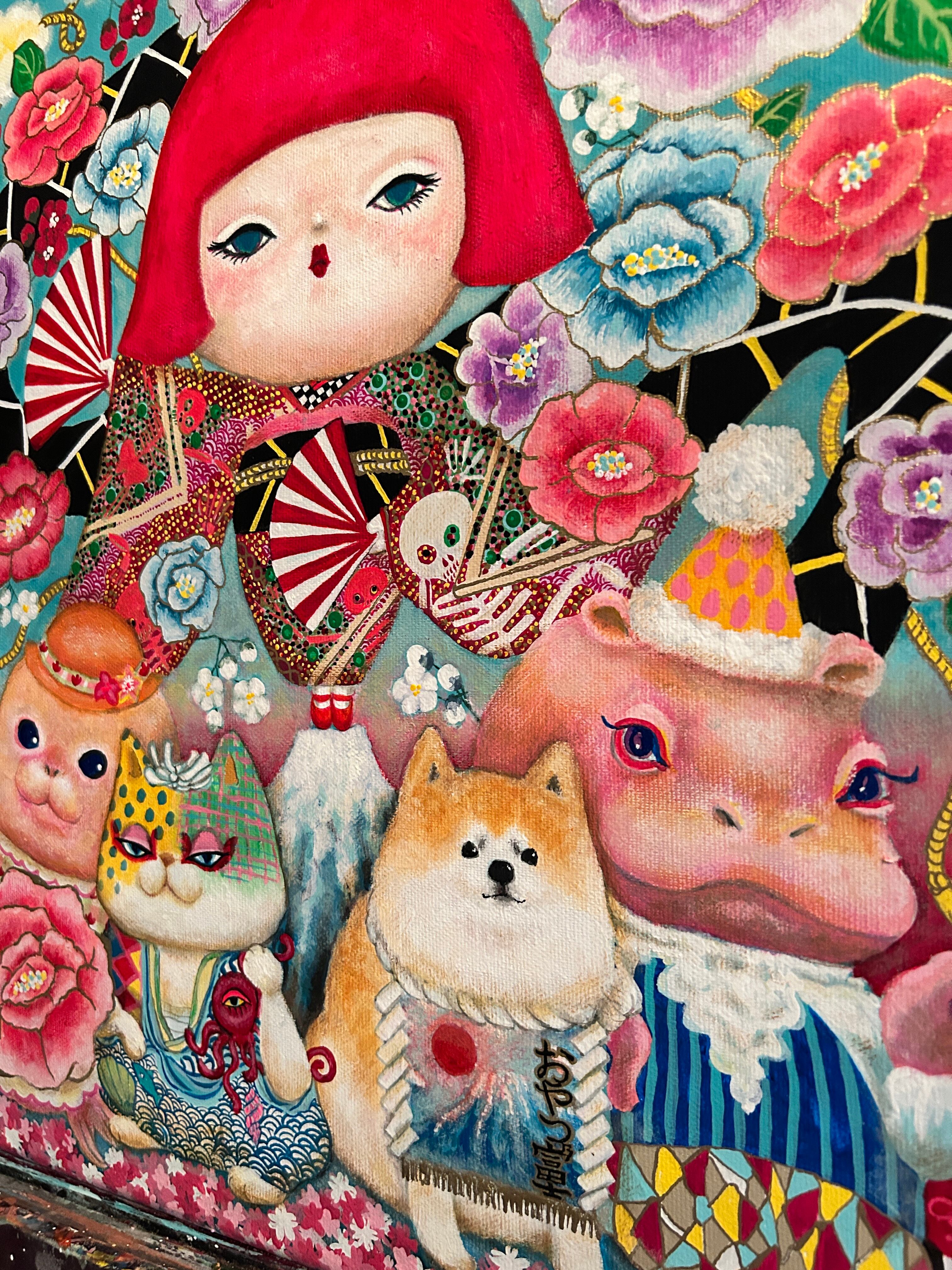 複製画「Rock Bloom Revolution」限定キャンバスプリント　Limited edition fine print