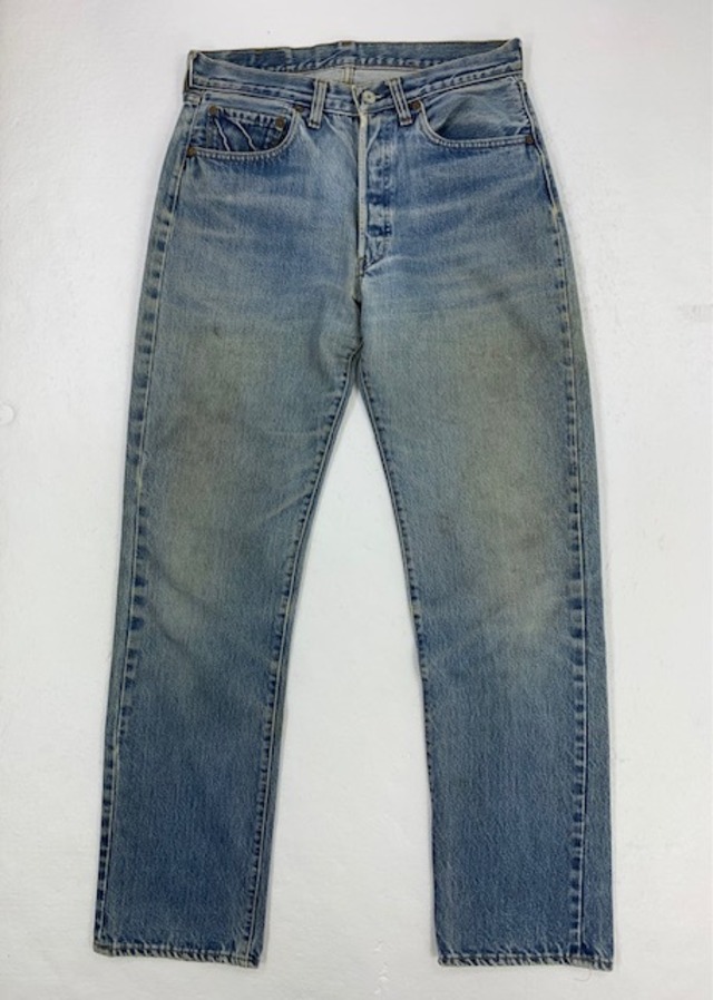 M-219  リーバイス Levis501古着 1978年代66後期赤耳 米国製刻555　W 78cm  股下 80cm