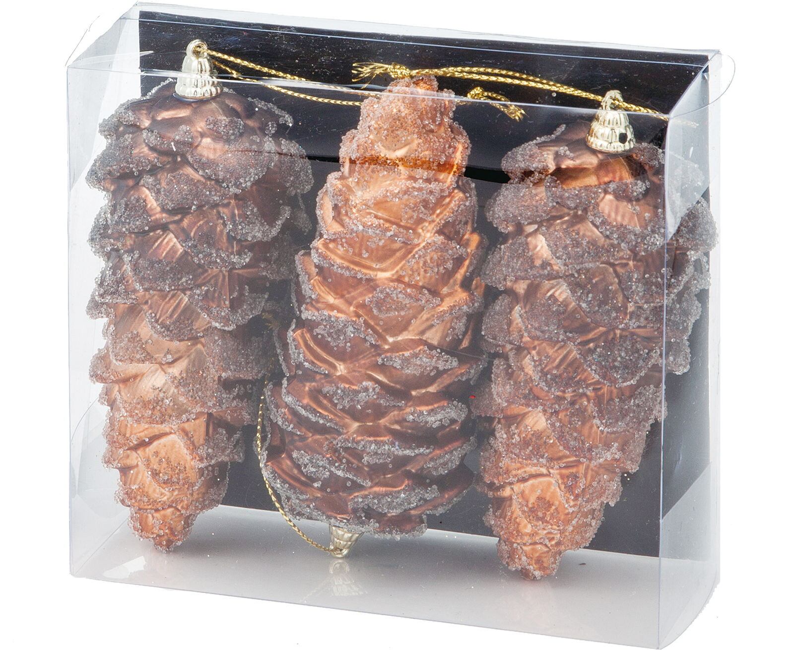 パインコーンオーナメント３Ｐ　-　COH-863　4961823773235　クリスマス雑貨 > ポピーオリジナル