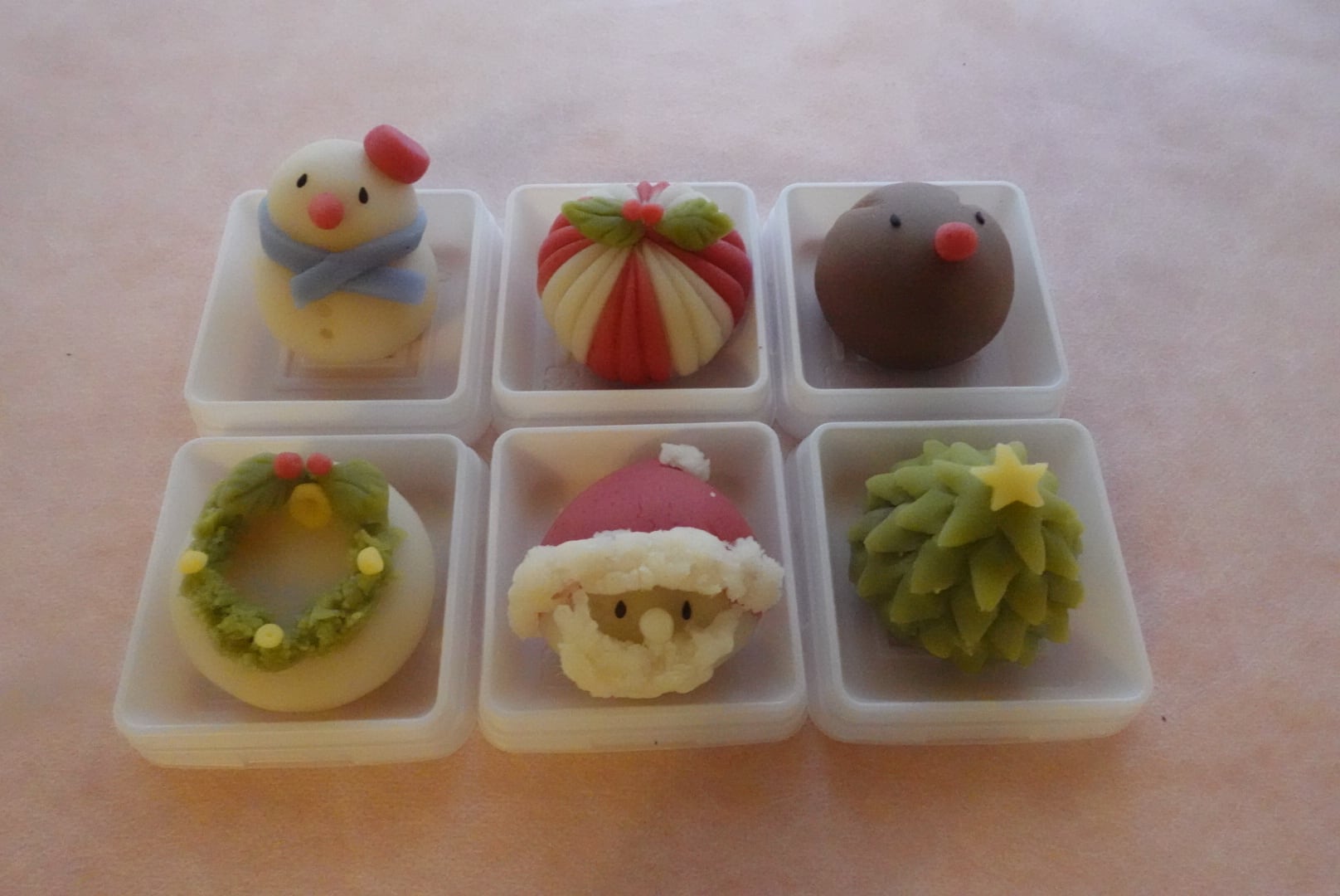 クリスマス和菓子6個セット