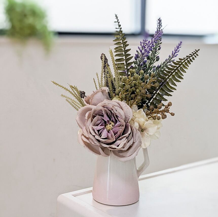 アーティフィシャルフラワーギフト！『ミニアレンジ』アースカラー