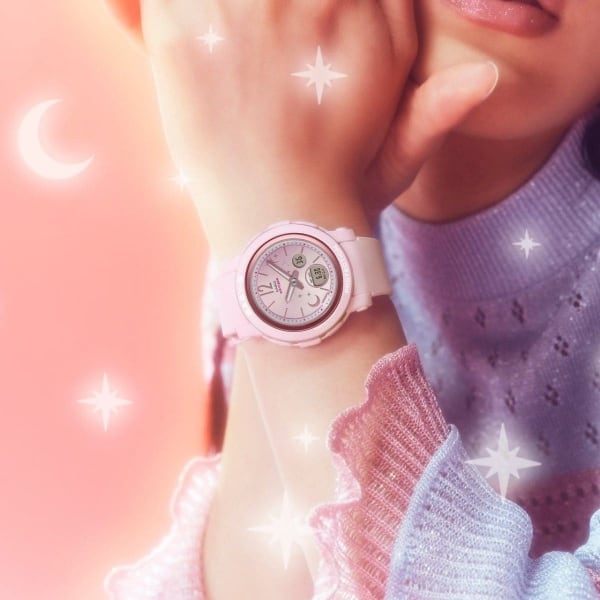 国内正規品 CASIO BABY-G カシオ ベビーG 10気圧防水 夜空 月 星