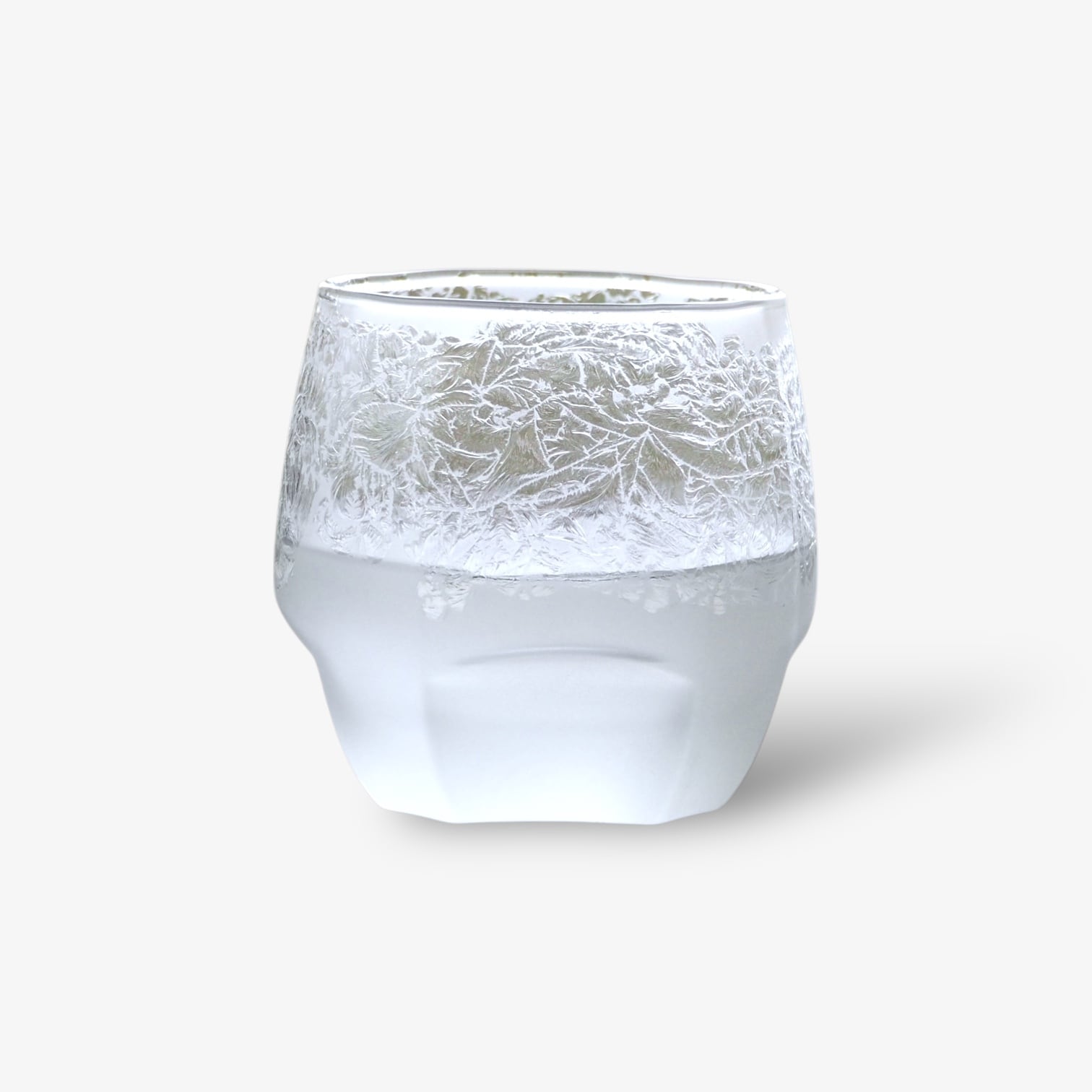 結_華雪／ロックグラス／桐箱／340ml | 結霜月華-KessouGekka/古き良き