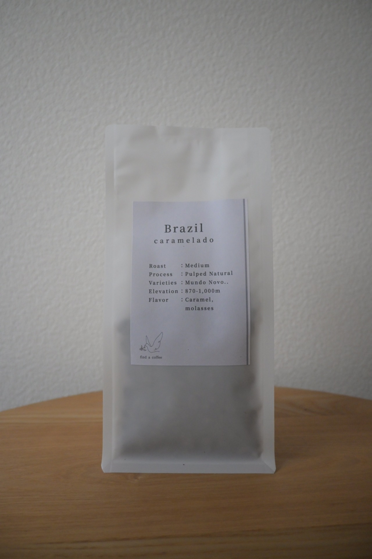 【中煎り】Brazil caramelado【ブラジル キャラメラード】85g