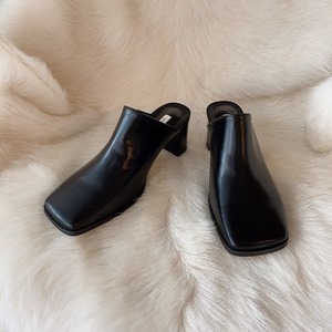 Square mule/ Black(10月上旬頃発送予定)