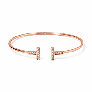 Twin Axis Bangle（ピンクゴールド）