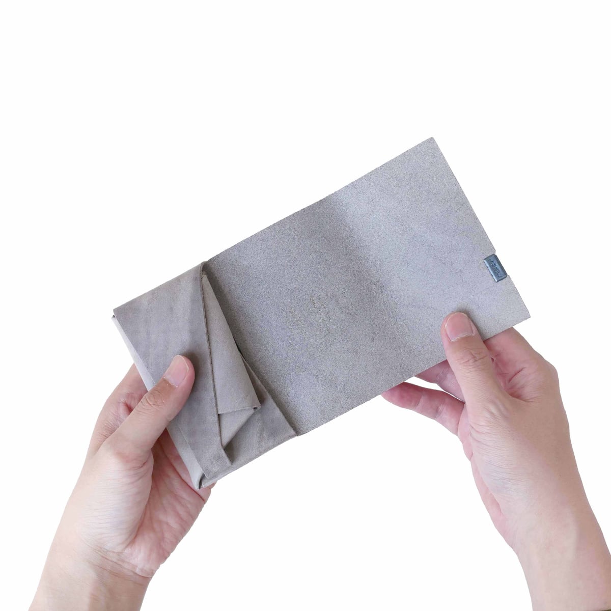 革の水墨画 Smokingrey コインケース | 所作 Shosa