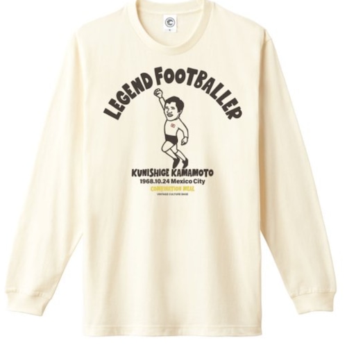 COMBINATION MEAL / 釜本邦茂 LEGEND FOOTBALLER ロングスリーブTシャツ
