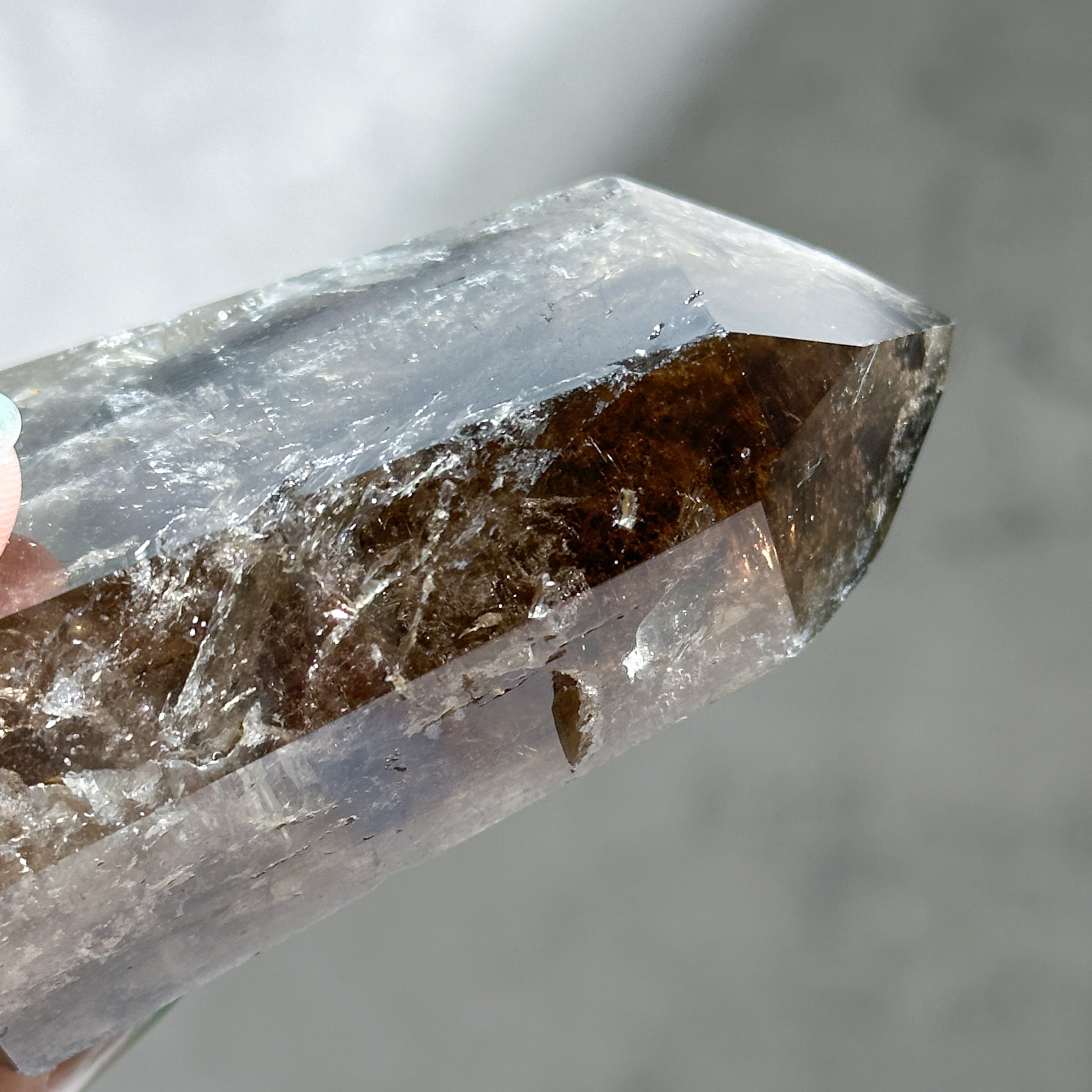 虹◎ミナスジェライス産エレスチャルクォーツ タワー32◇ Elestial