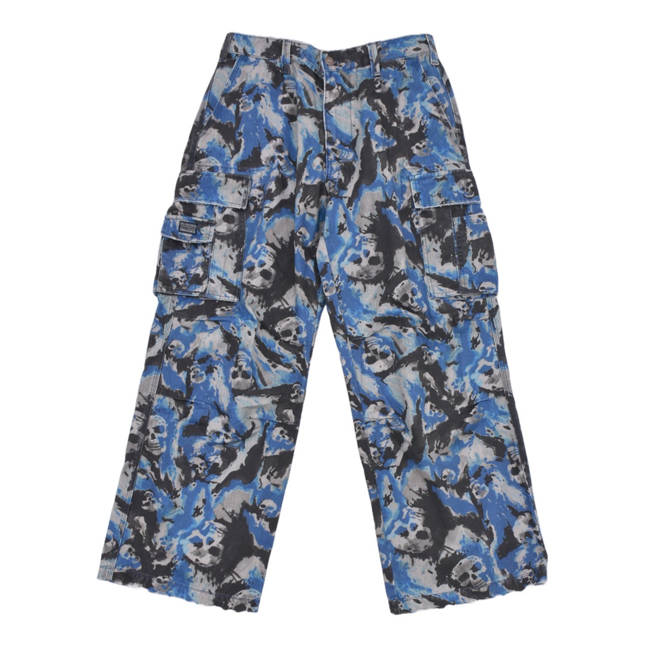 【ERL】UNISEX SKULL CARGO PANTS WOVEN - 1