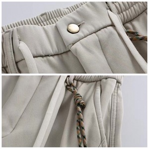 Curved seam wide cargo pants 1254
