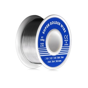【特価処分】ハンダ線 銀はんだ線 線径0.8mm 極細 はんだワイヤリール 低融点ハンダ 低温ハンダ ハンダワイヤ 電気はんだワイヤー 多機能 溶接用品 DIY作業工具 電気配線用 工場作業用品 精密回路に適用 電子製品および電話修理用のはんだ付けアクセサリ フラックス半田用 電子部品用