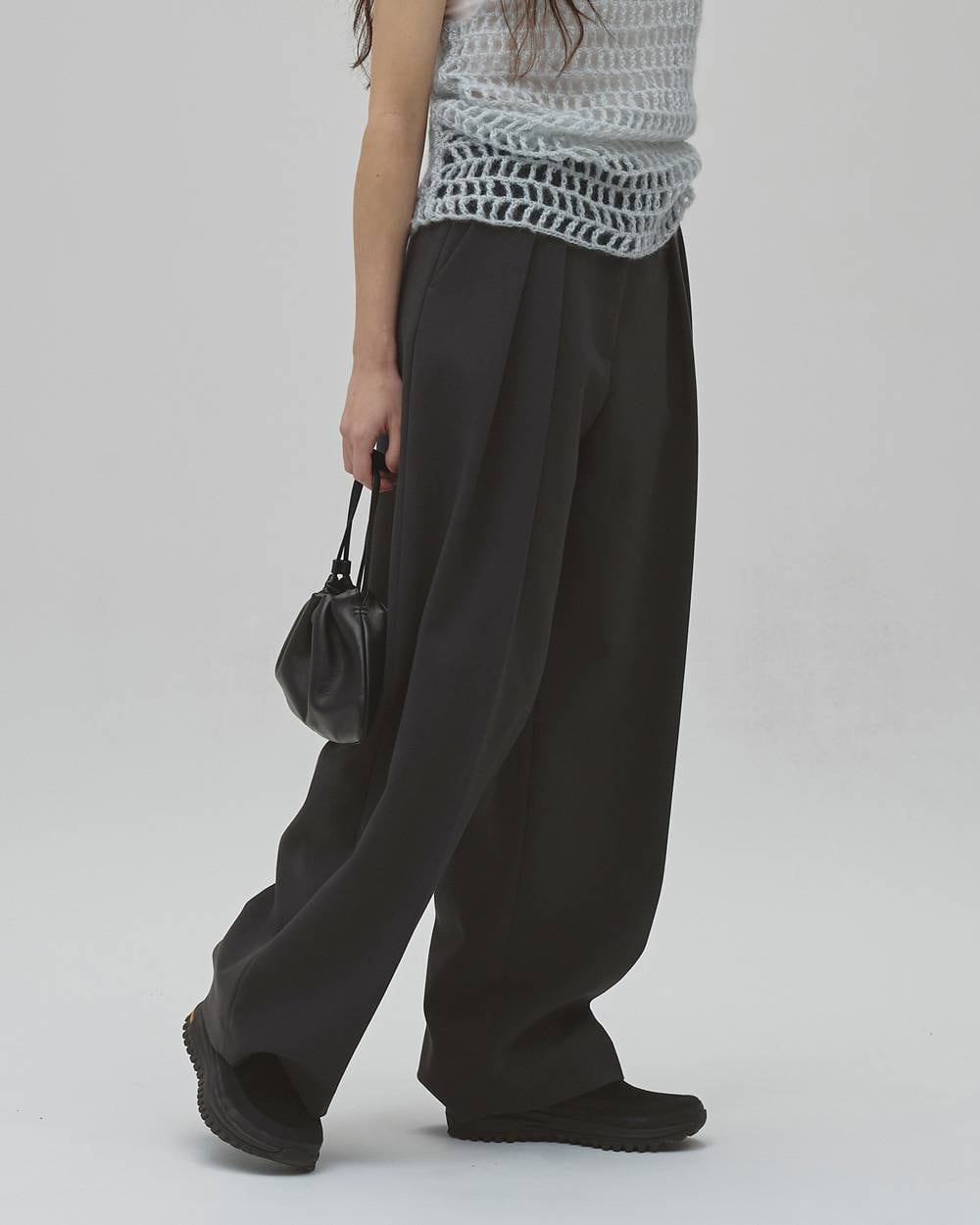 TODAYFUL【美品】Bonding Wide Trousers TODAYFUL Bonding Wide Trousers ボンディングワイドトラウザーズ