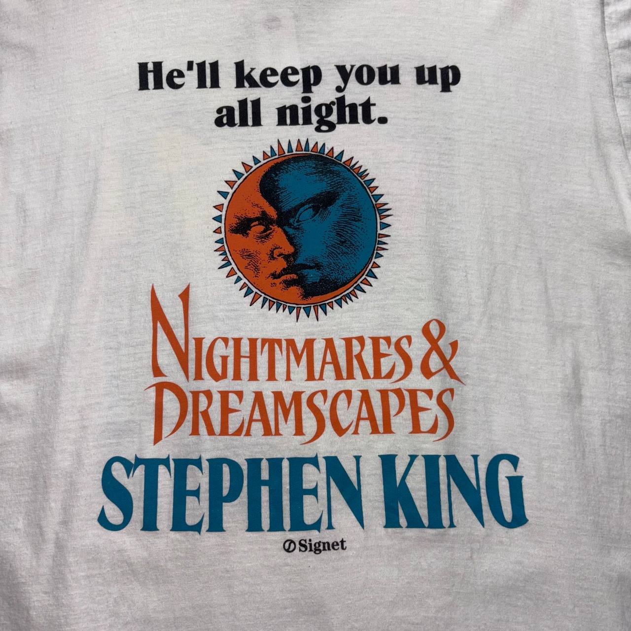 vintage 1994’s STEPHEN KING novel tee “NIGHTMARES&DREAMSCAPES”