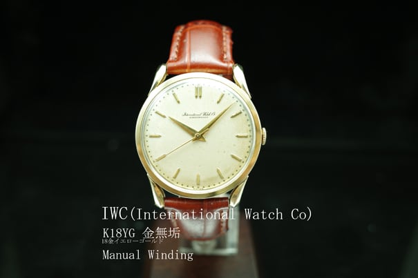 K18YG金無垢IWC シャフハウゼン アンティーク1963年製 Cal.89 メンズ