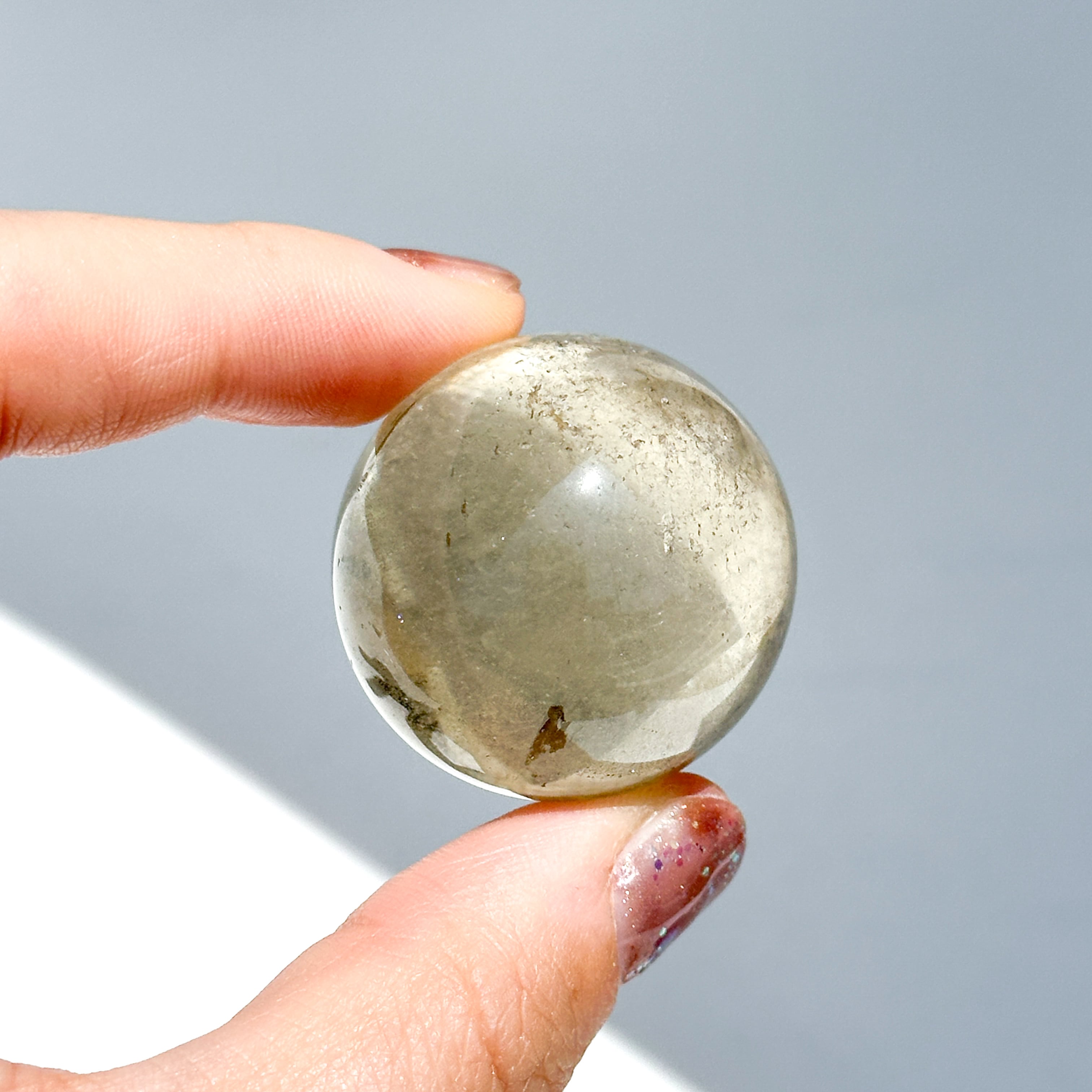 シトリン（黄水晶） スフィア33◇ Citrine ◇ 天然石・鉱物