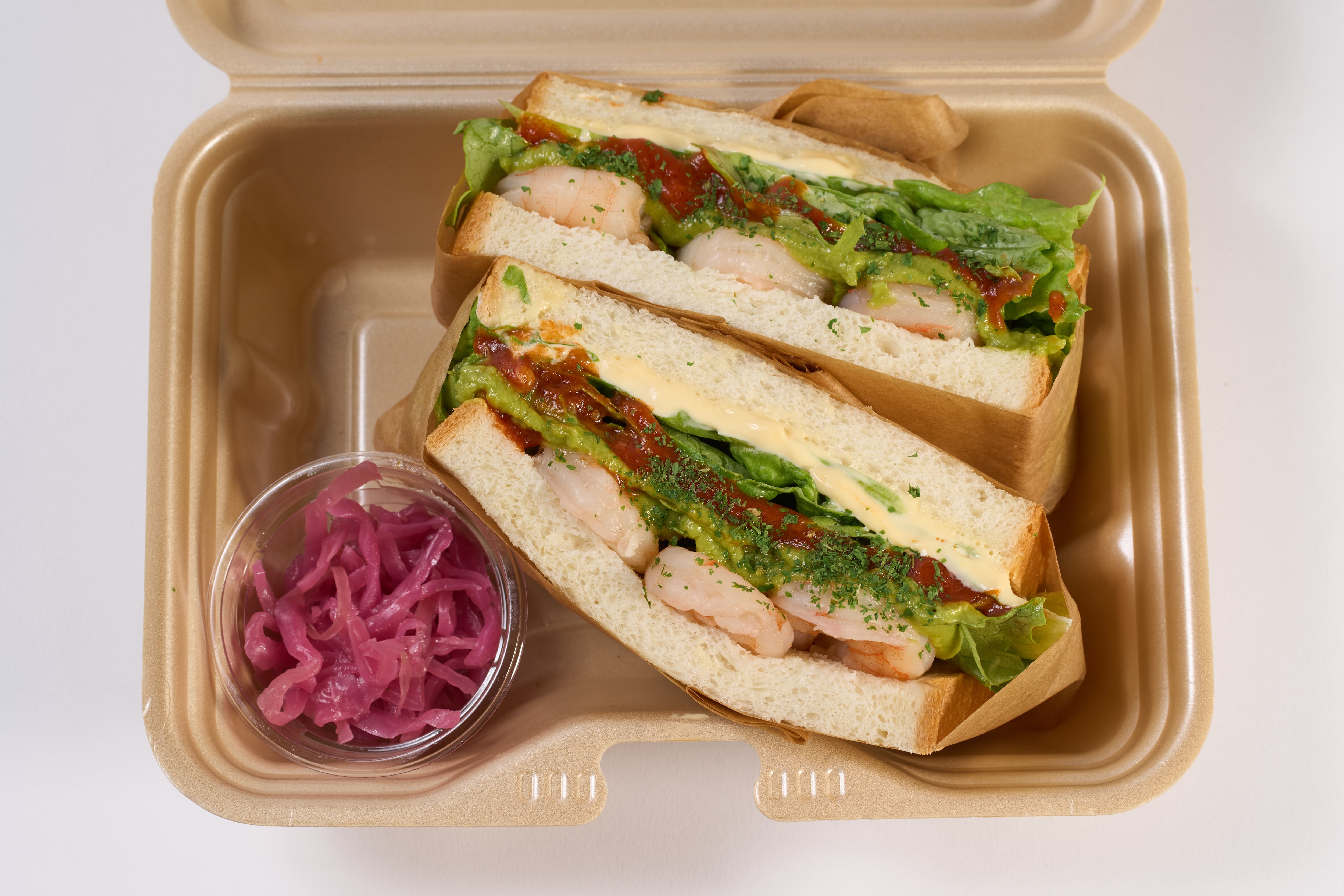 熨斗対応可】人気NO1、シェフ渾身のエビアボカドサンドイッチセット