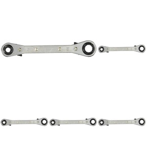 【努力特価】高儀(Takagi) GISUKE 板ラチェットレンチ 6×8×10×12mm (× 5)