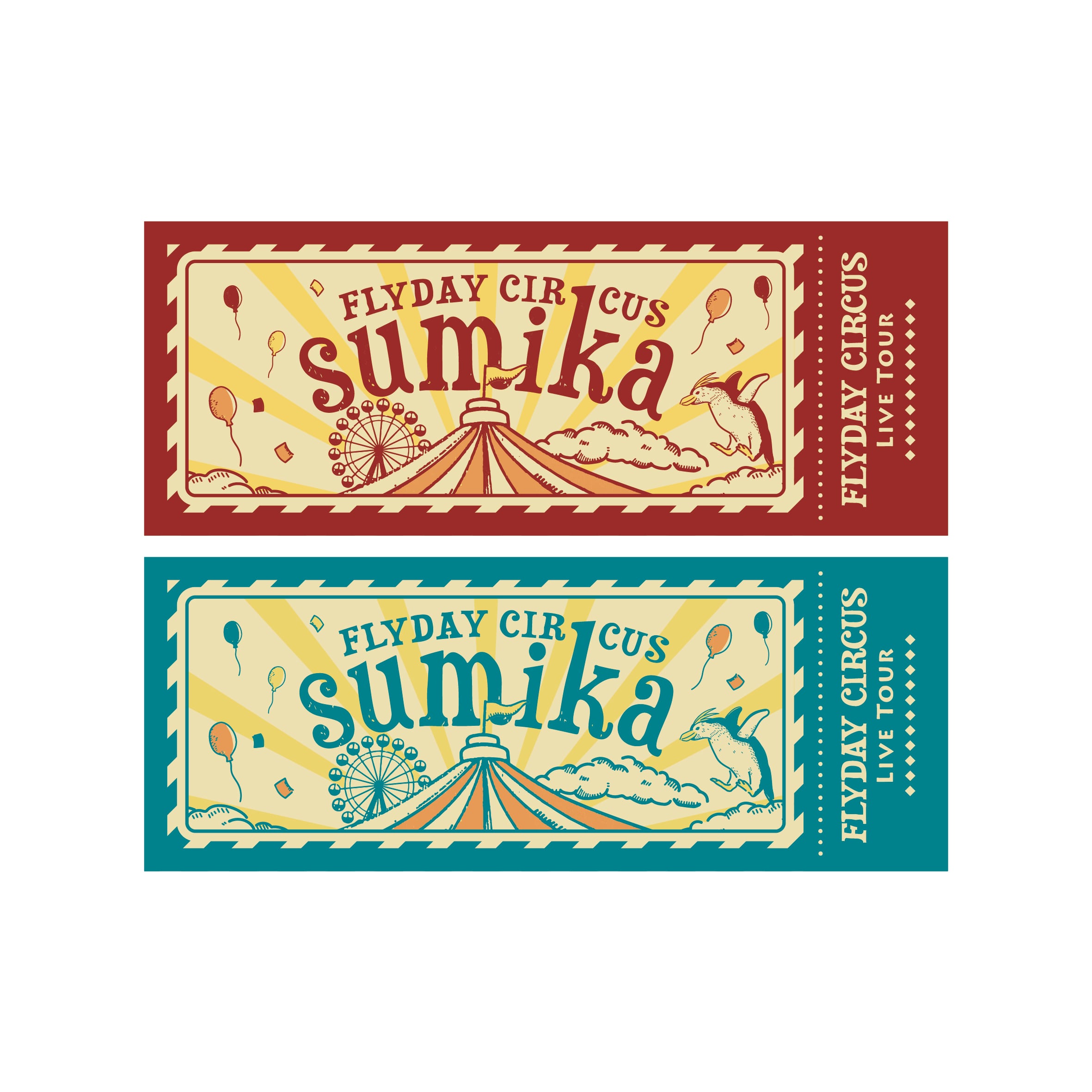 sumika / FLYDAY CIRCUS タオル