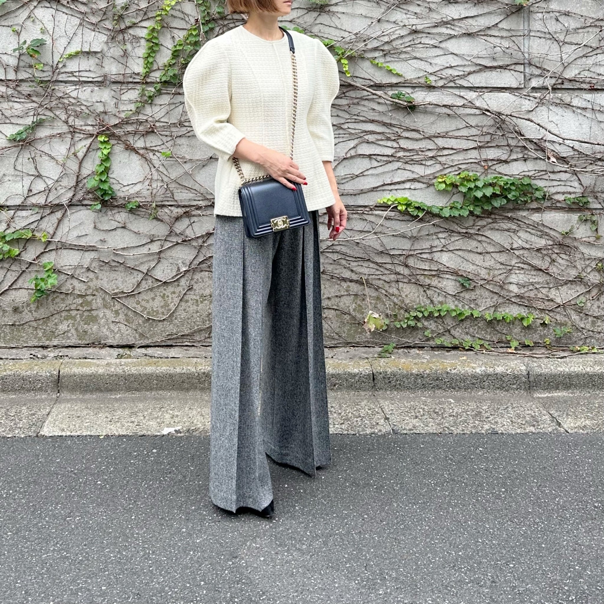 シーニュ cygne⭐︎ツイードトップス Romaneホワイト 