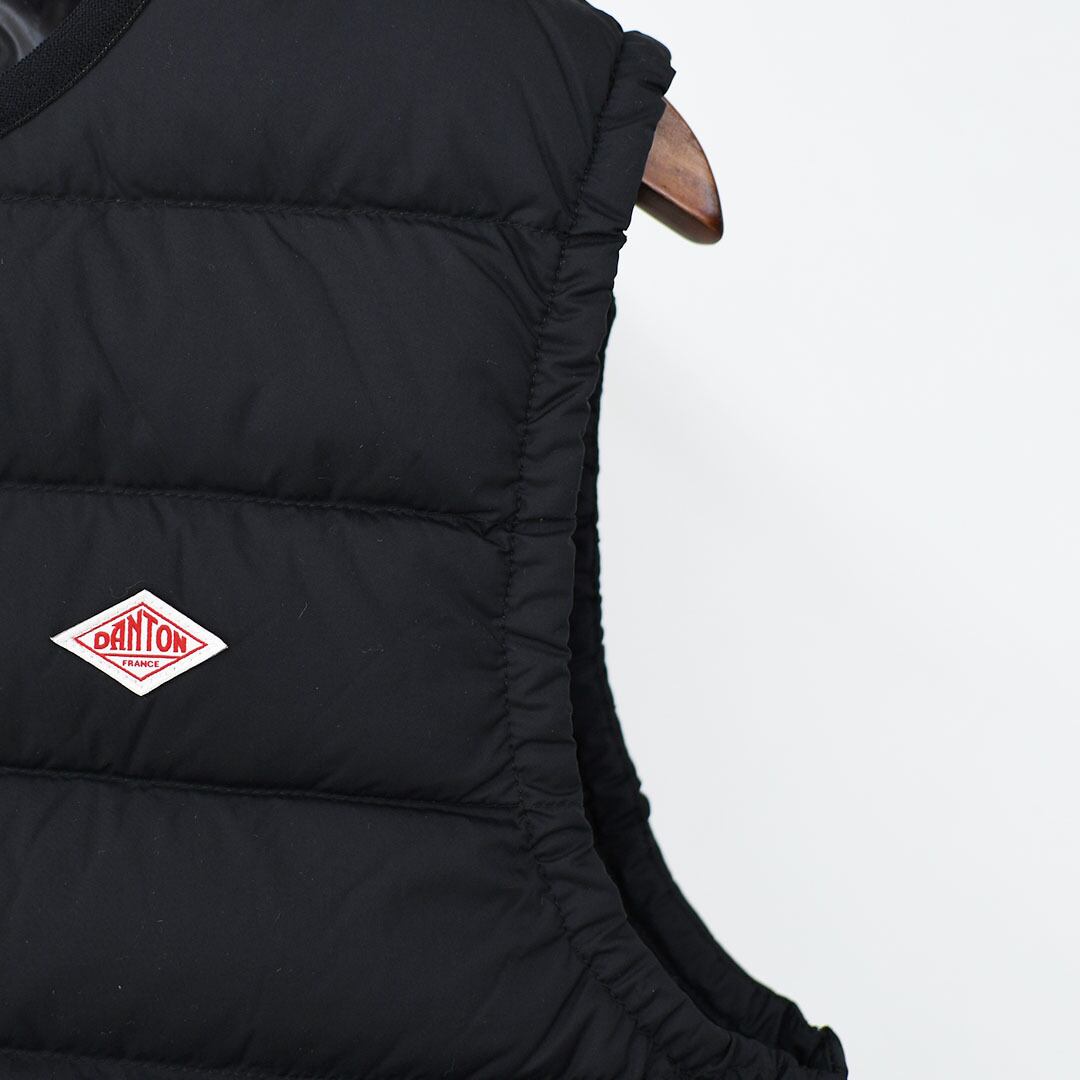 DANTON [ダントン] W CREWNECK INNER DOWN VEST [DT-A0002RRT] クルー