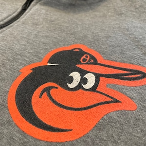 【Orioles】MLB ボルチモア・オリオールズ フルジップ スウェットパーカー Mサイズ US古着