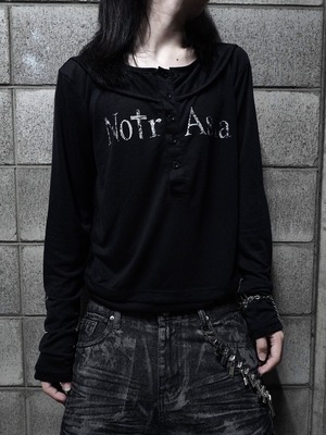 【PLANET STUDIO】Skull Layer Long Sleeve T-shirt