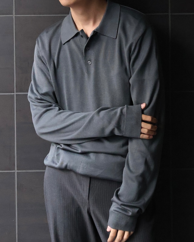 relaxfit silk polo shirts