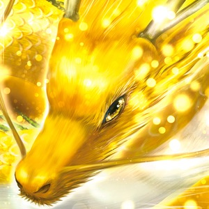 金運招福金龍図［ジークレー複製原画］