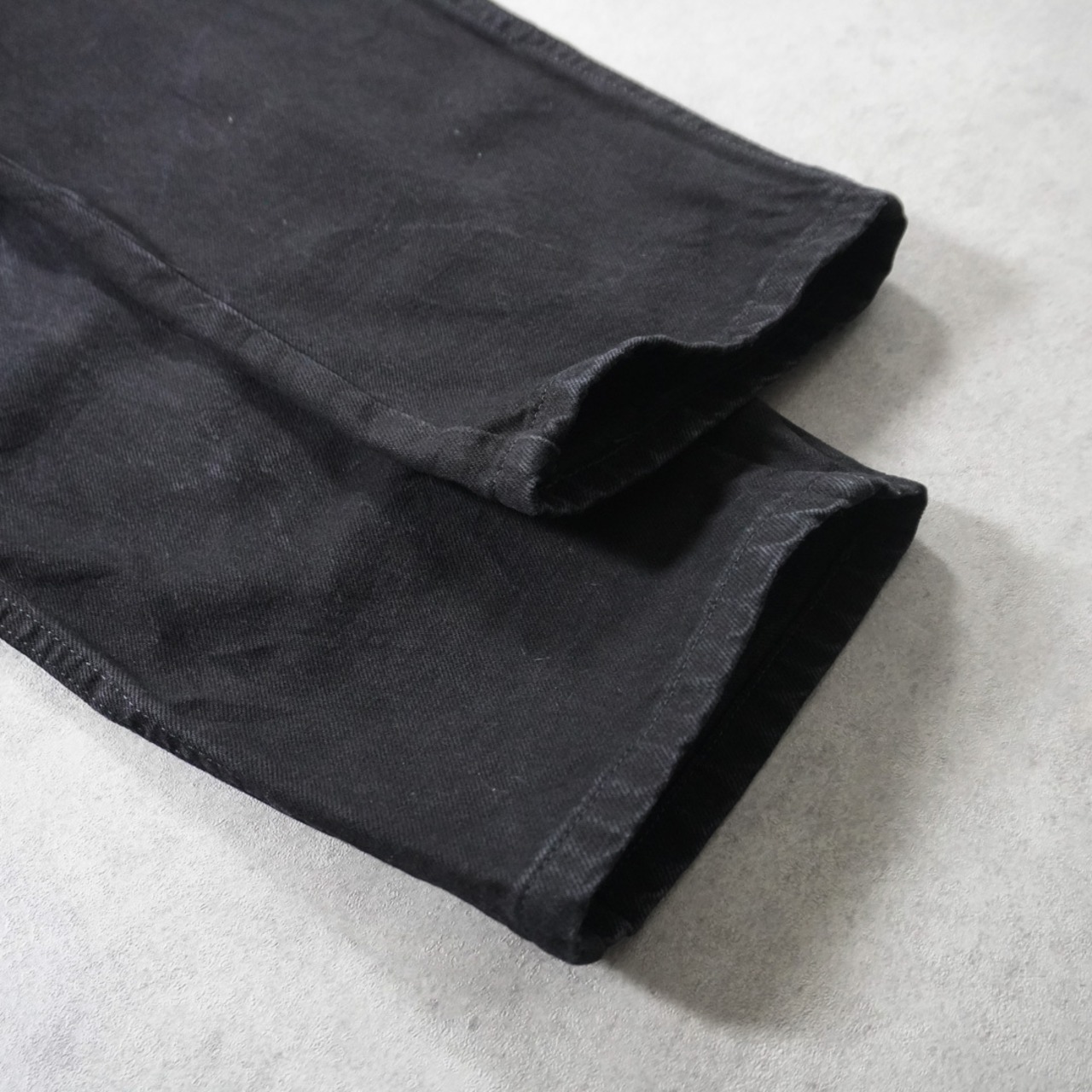 RUSTLER black denim W36L30 古着 - 9