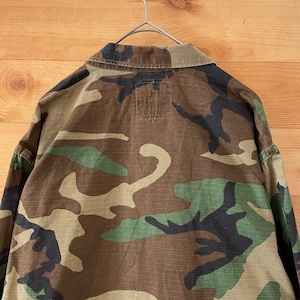 【USA古着】米軍実物 ミリタリージャケット BDU jacket 迷彩 カモフラ M アメリカ古着