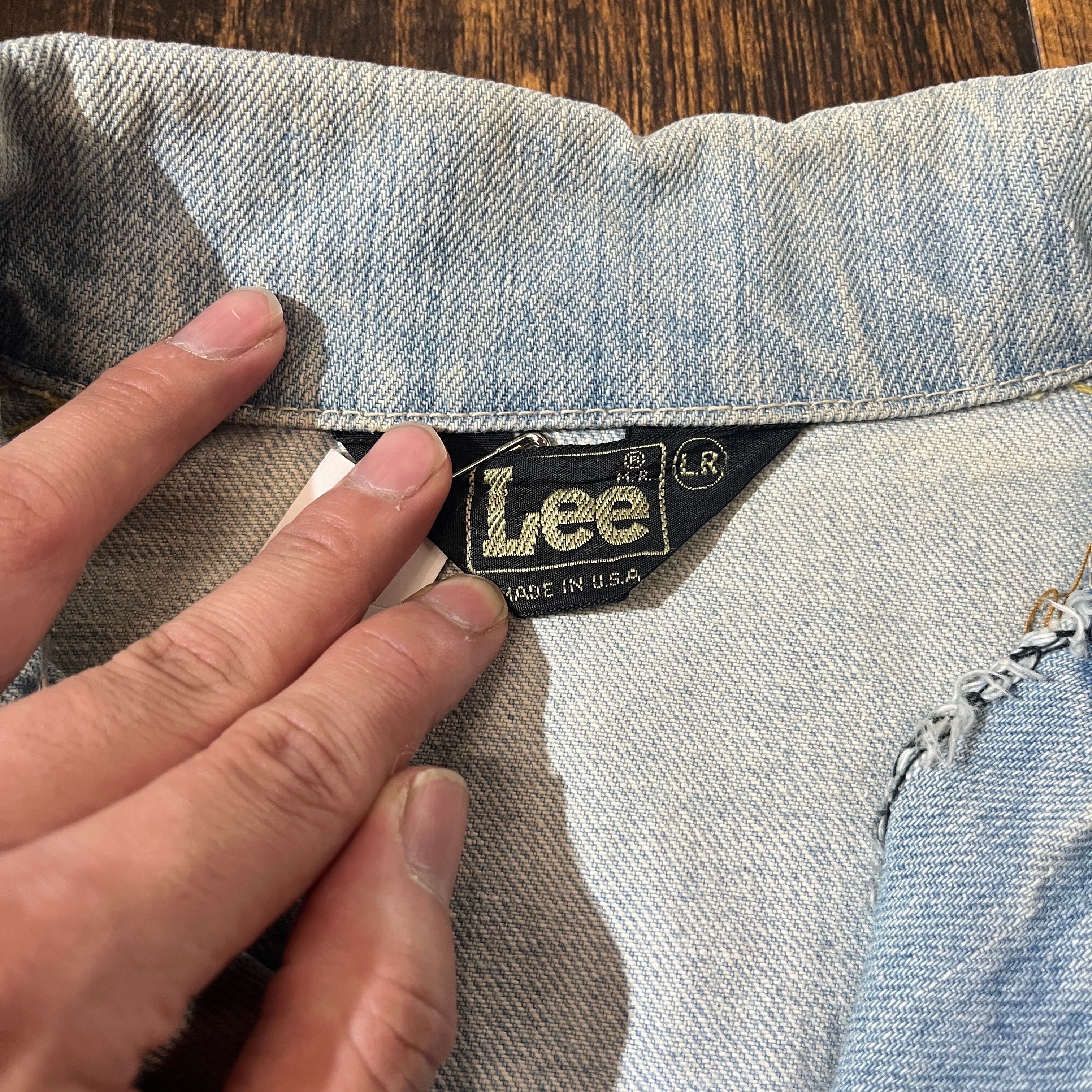 Lee 古着 ヴィンテージ L usa製 ライトブルーデニムジャケット 70s