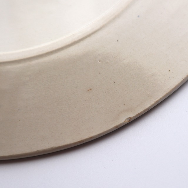 [蚤の市] Creil et Montereau クレイユ エ モントロー “Teniers” 日常の風景のプレート /D