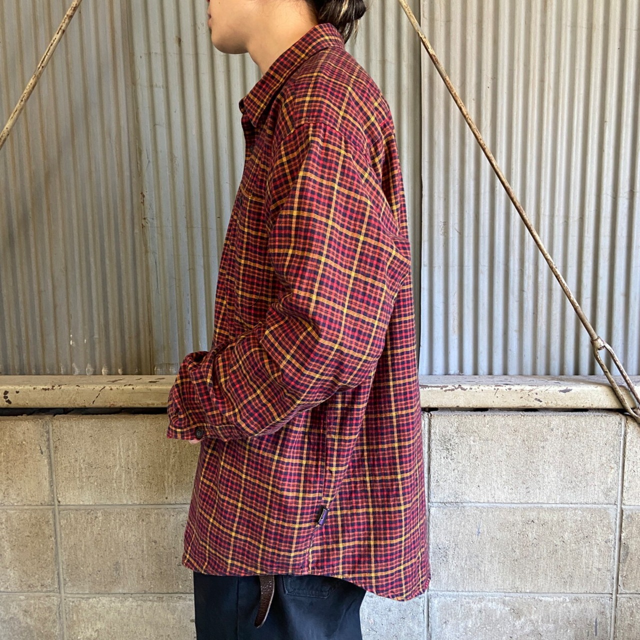 patagonia パタゴニア オーガニックコットン チェック柄 コットン 