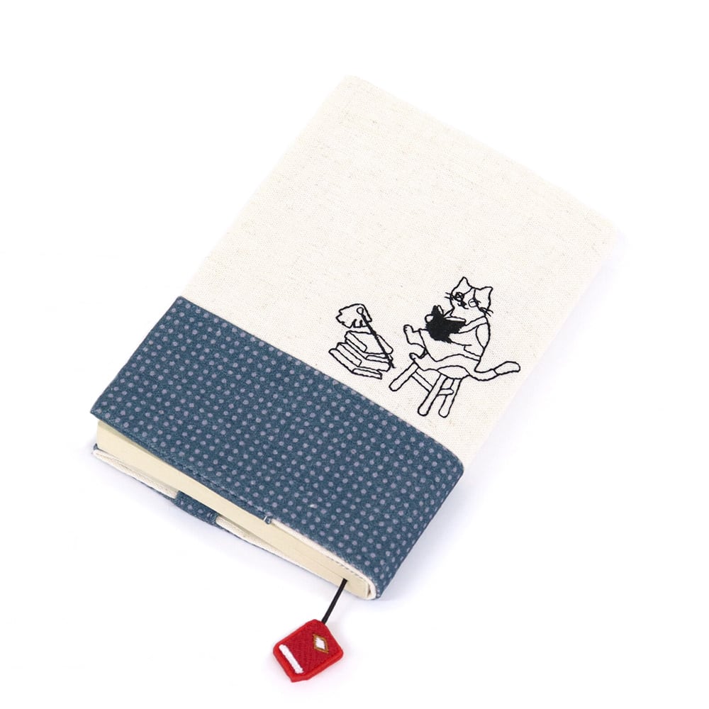 猫ブックカバー(わくりブックカバー)古本屋猫