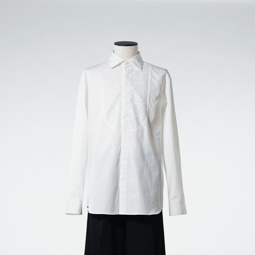 LACE DRESS SHIRT WHITE