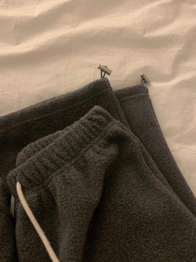 (予約) LITER / Snow fleece 2way straight pants 2color