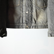 INTÉRIM / SHABBY VINTAGE "2ND" SHUTTLE DENIM SIDE PANEL JACKET