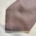 l&b ネクタイ 小豆色 ピンク系 金 n-808