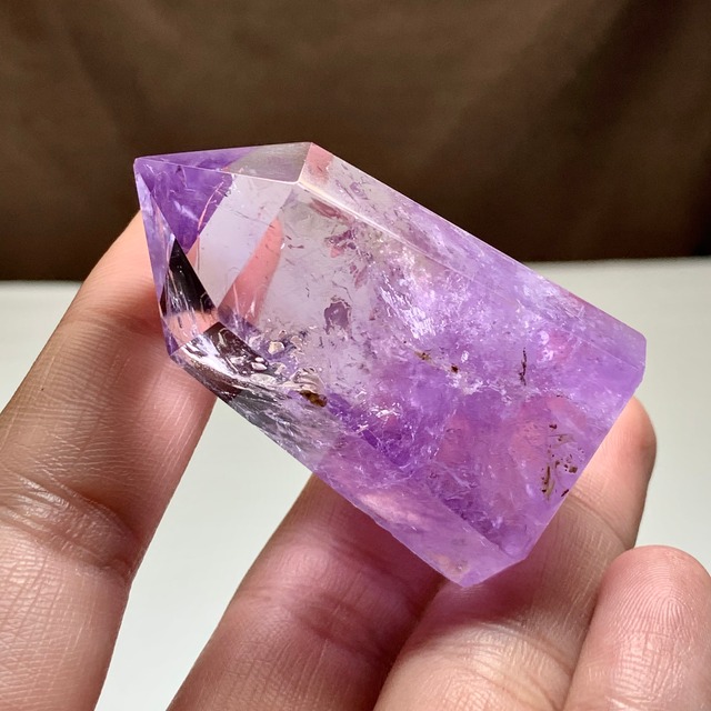 3.(訳)ボリビア産☆ライトカラーラベンダーアメジスト・ポイント