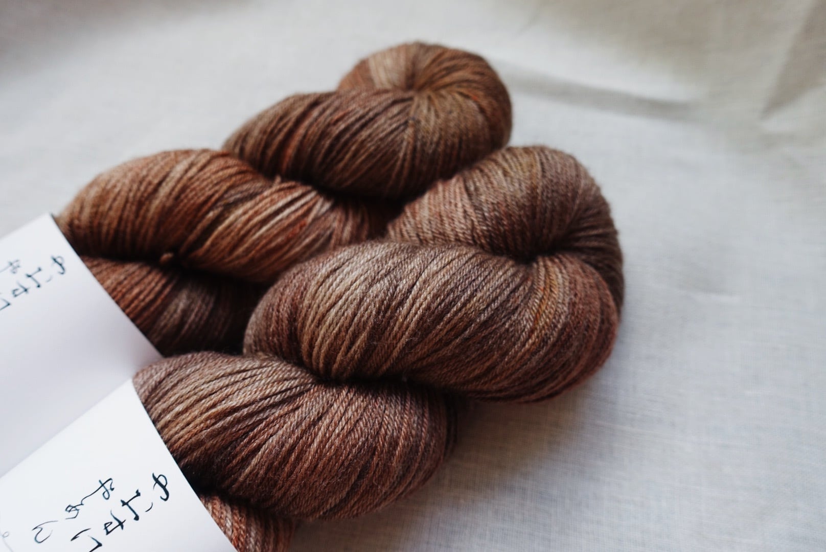 手染め糸]Premium Silk+Wool Sock_チョコの香り | 手染め毛糸のYaoskep