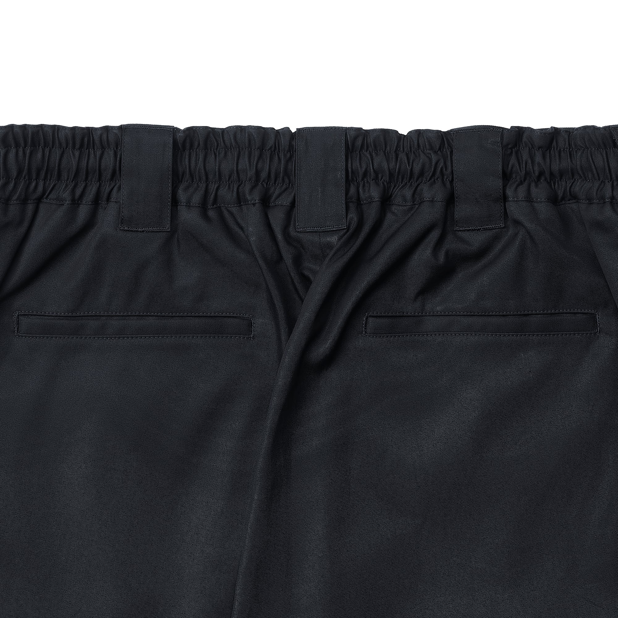 everyone two tuck cotton wide short pants (BLACK) | everyone