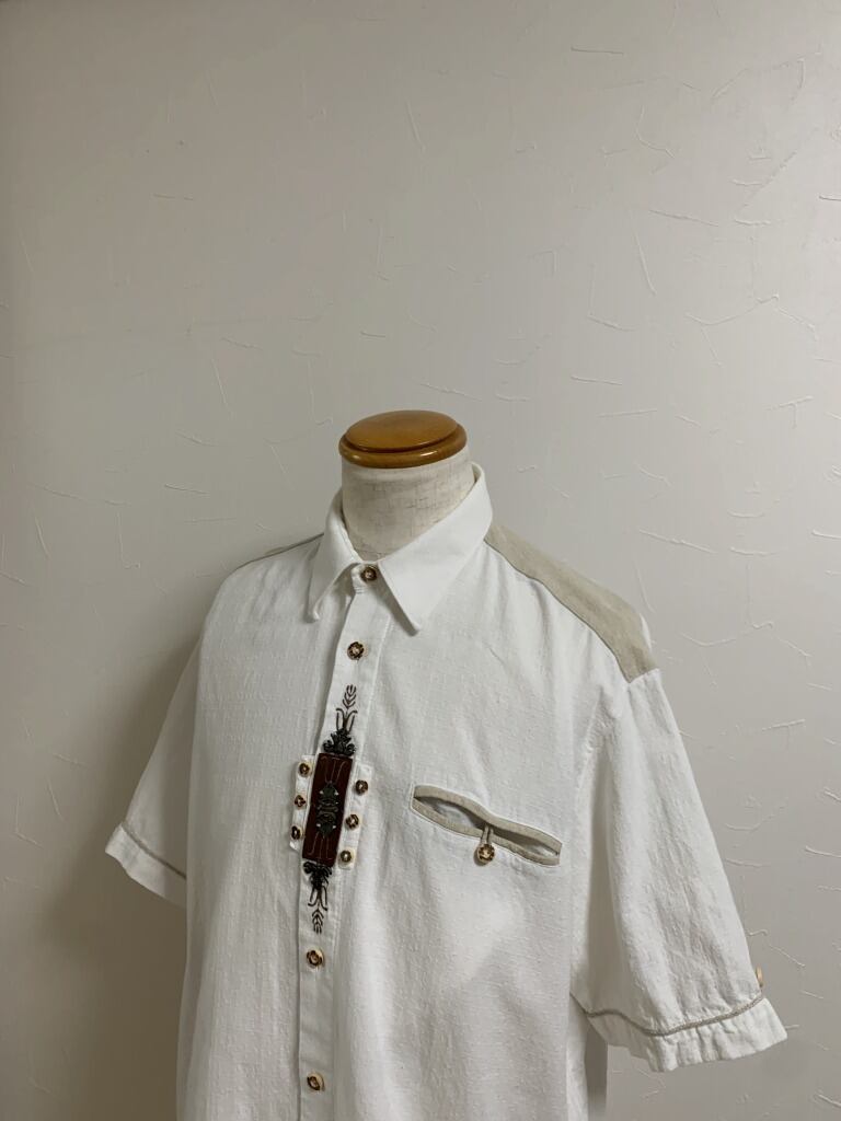 1980~90's Euro Switched Design Tyrolean Shirt